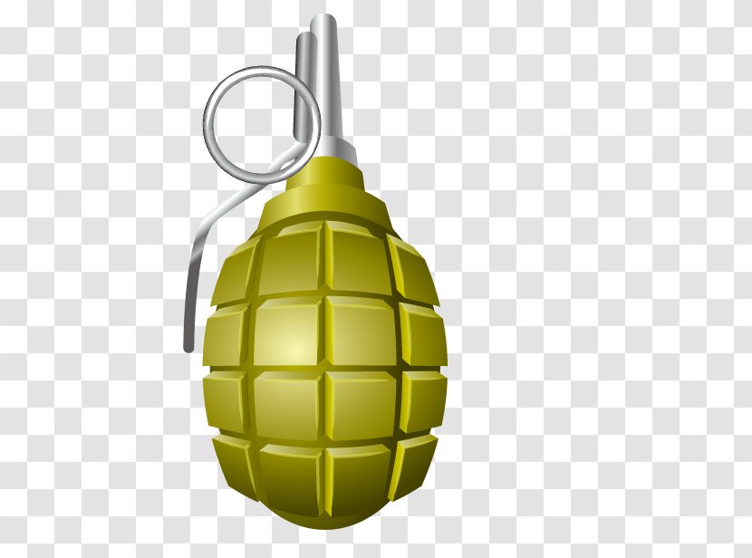 Cartoon Soldier - Blood Red - Army Green Grenade Transparent PNG