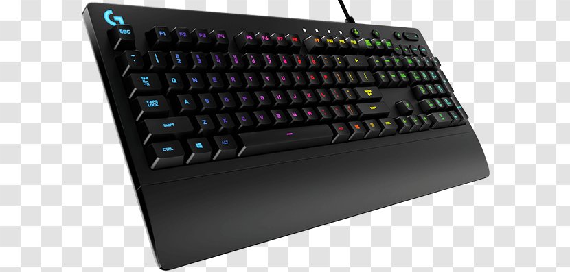 Computer Keyboard Mouse Logitech G213 Prodigy Gaming Keypad RGB Color Model - Ledbacklit Lcd Transparent PNG