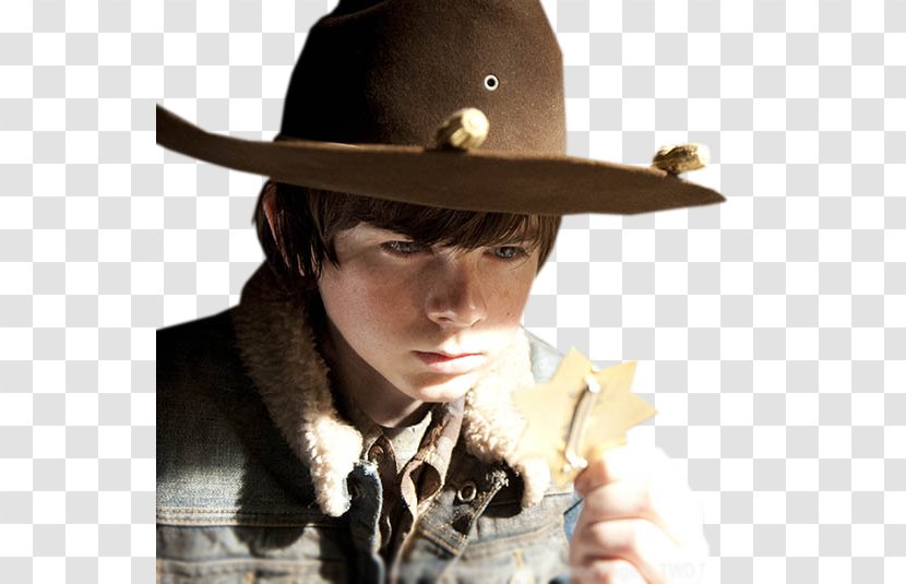 Carl Grimes Rick IPhone Michonne The Walking Dead - Cowboy Hat - Season 3Iphone Transparent PNG
