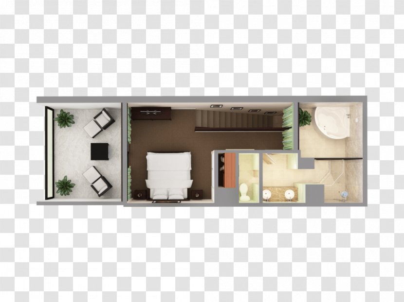 3D Floor Plan House Transparent PNG