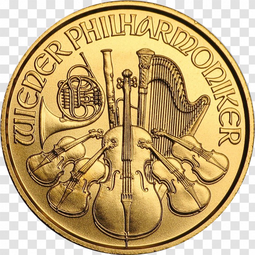 Austrian Silver Vienna Philharmonic Bullion Coin Transparent PNG