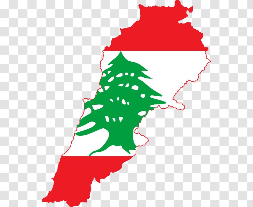 Flag Of Lebanon Greater Coat Arms - Artwork Transparent PNG