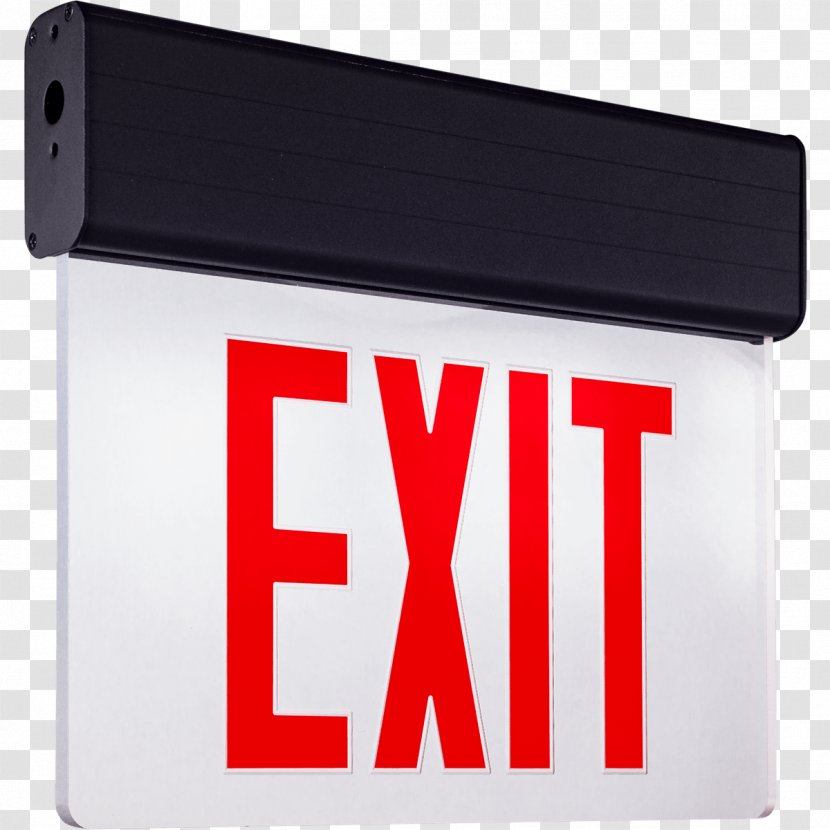 Emergency Lighting Exit Sign - Signage - Light Transparent PNG