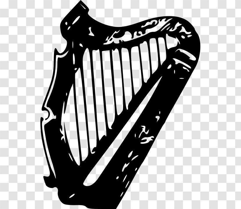 Celtic Harp Clip Art - Frame Transparent PNG