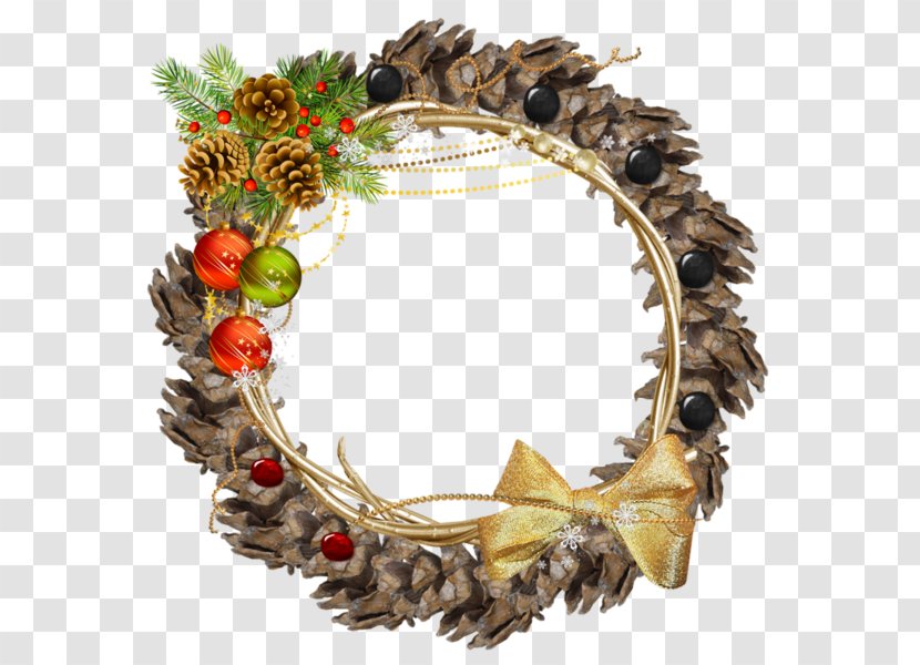 Wreath Crown Flower Christmas Ornament - European Wreaths Transparent PNG