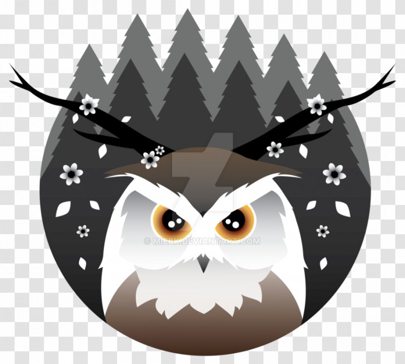 Great Horned Owl Vertebrate Bird Eurasian Eagle-owl - Grebe Transparent PNG
