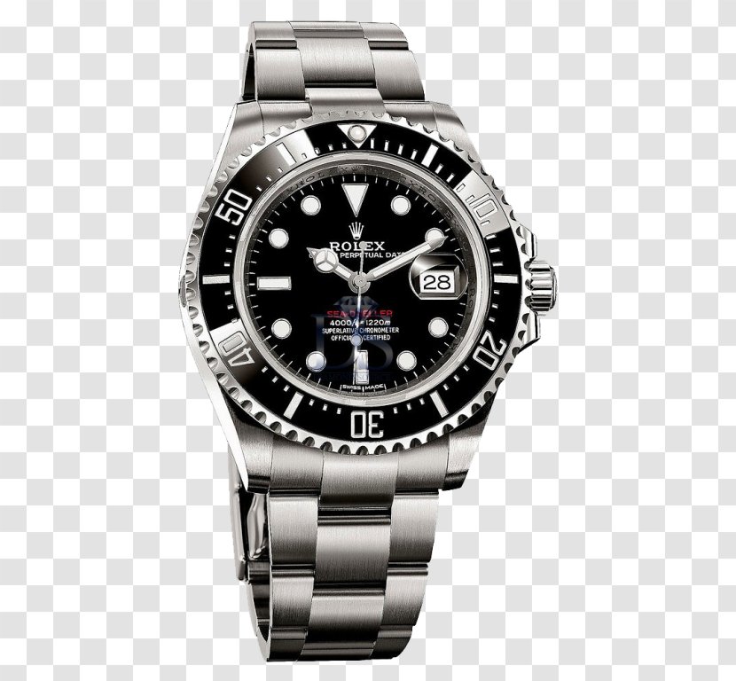 Rolex Sea Dweller Submariner Diving Watch - Oyster Perpetual Transparent PNG
