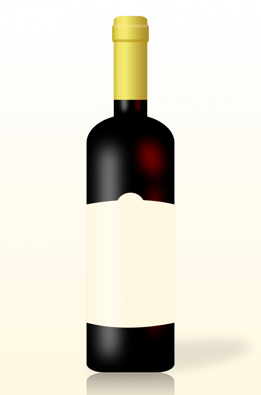 Red Wine Prosecco Cider Bottle - Wineglass Transparent PNG