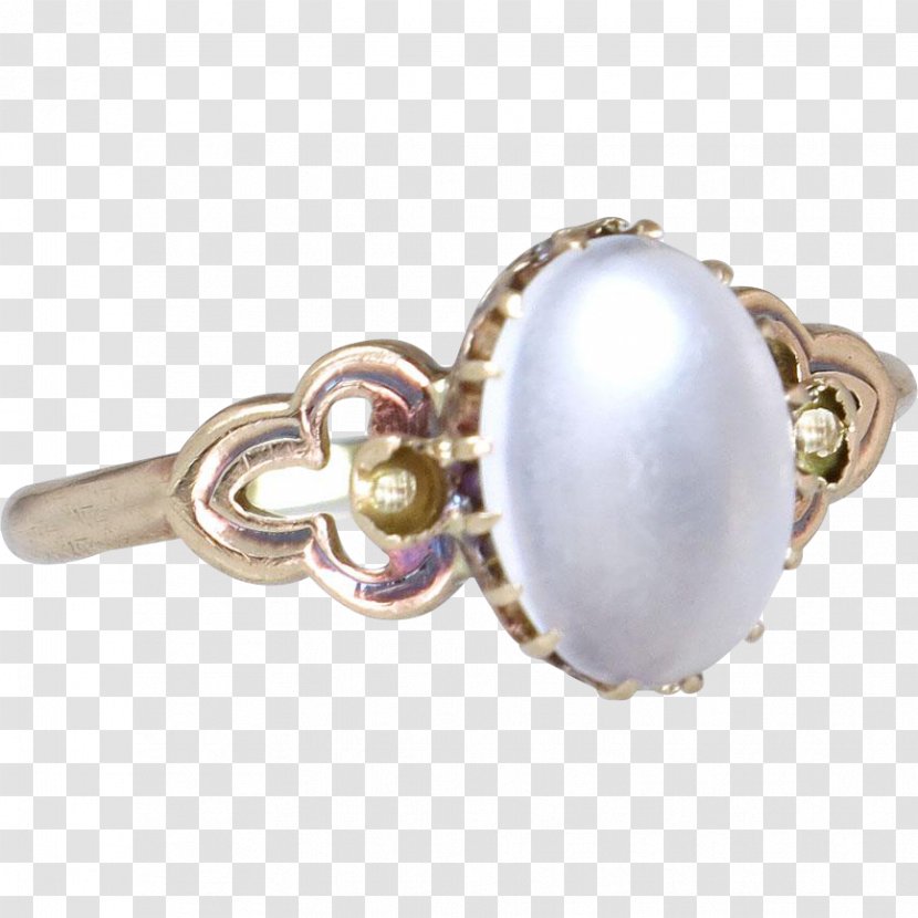 Jewellery Moonstone Colored Gold Cabochon Ring - Oval Transparent PNG