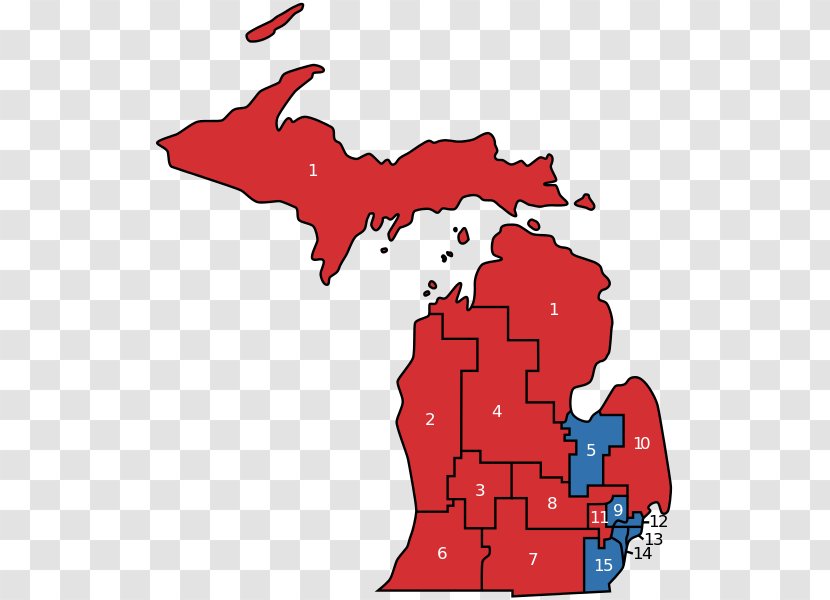 Michigan Map Royalty-free - Tree Transparent PNG