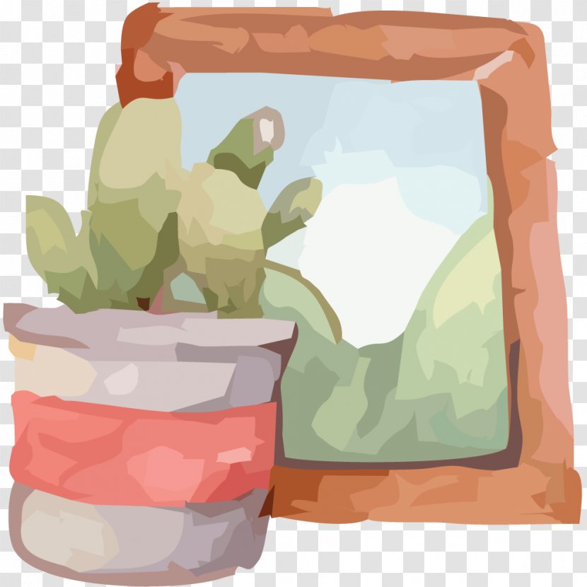 Picture Frame Illustration - Rgb Color Model - Cactus And Transparent PNG