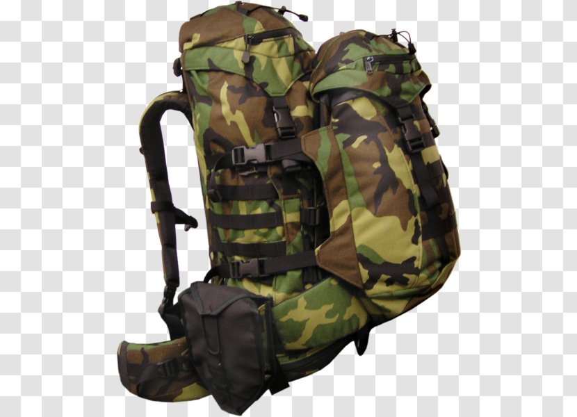 Backpack Military Camouflage Travel The North Face Cobra 60 - Army Transparent PNG