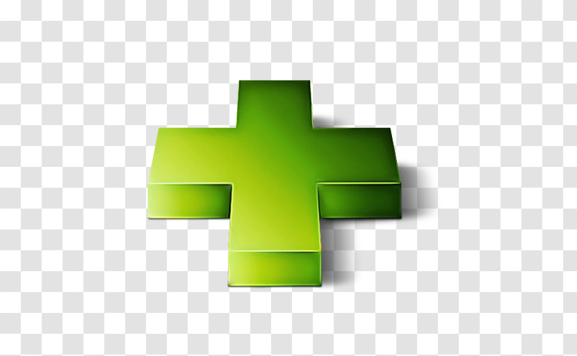 Green Cross Symbol Logo Transparent PNG