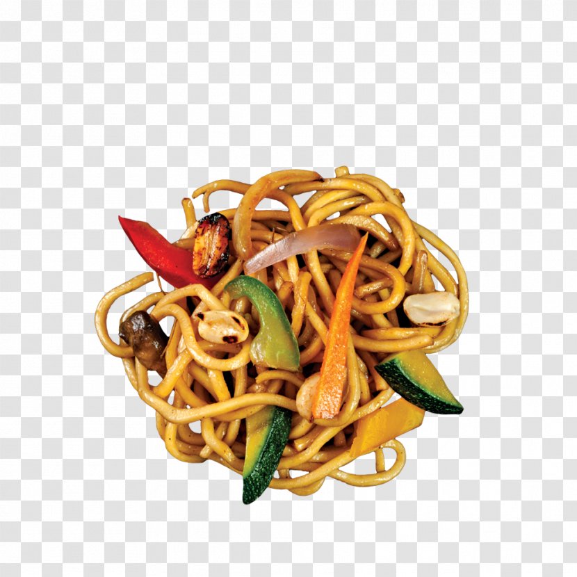 Chow Mein Chinese Noodles Sushi Lo Fried - Pak Choi Transparent PNG