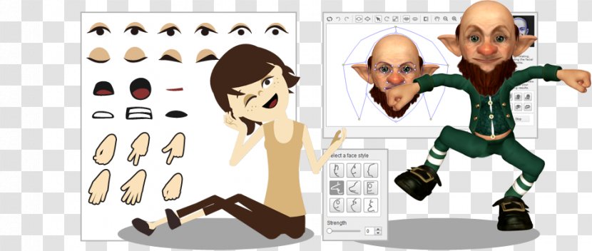 Cartoon CrazyTalk Computer Software 2D Graphics Animated Film - Animator - Unity 2d Transparent PNG