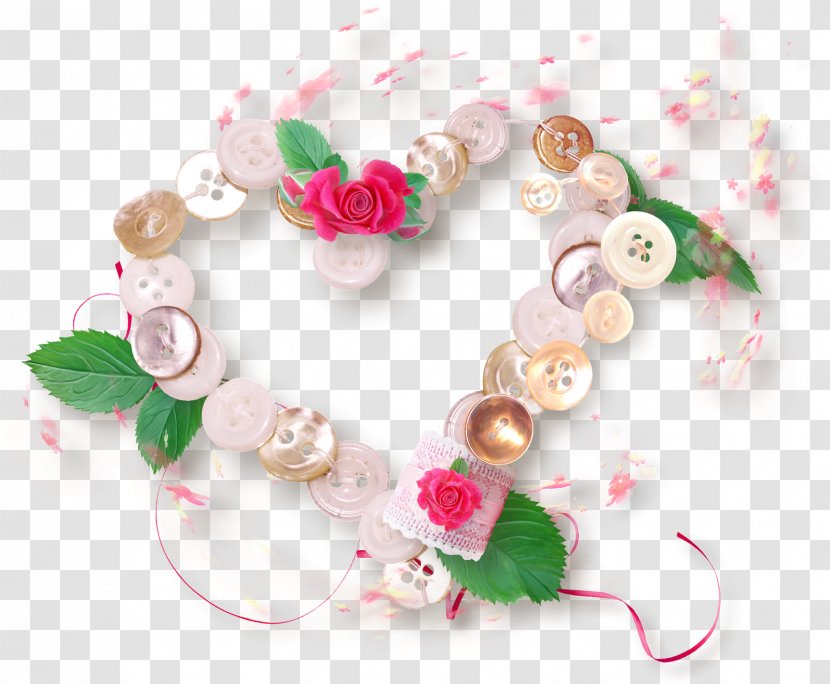 Heart Blog Clip Art - Bracelet - Pink Glitter Transparent PNG