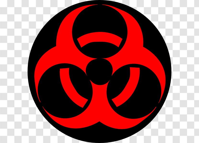 Biological Hazard Logo Symbol Clip Art - Sticker Transparent PNG