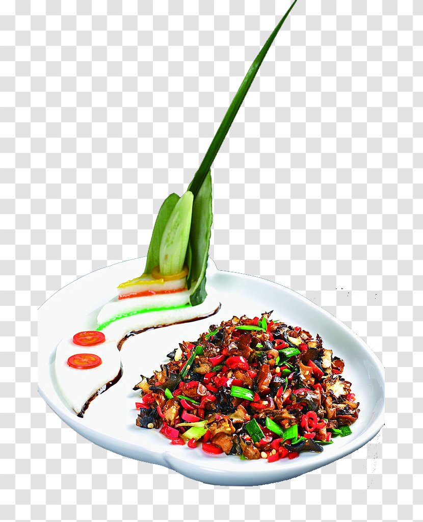Vegetarian Cuisine Tableware Recipe Dish Vegetable - Vegetables And Snail Transparent PNG