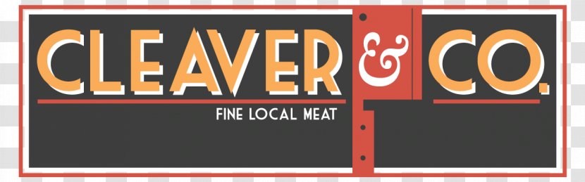 Cleaver & Co. Butcher Meat Market Logo Boucherie - Brand Transparent PNG