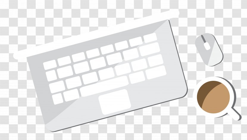 Space Bar Brand Material - Rectangle - Vector Notebook Computer Mouse Coffee Transparent PNG