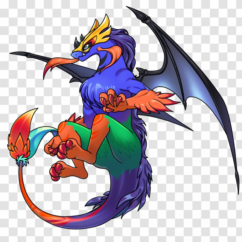 Dragon Legendary Creature Supernatural Clip Art - Bird Transparent PNG