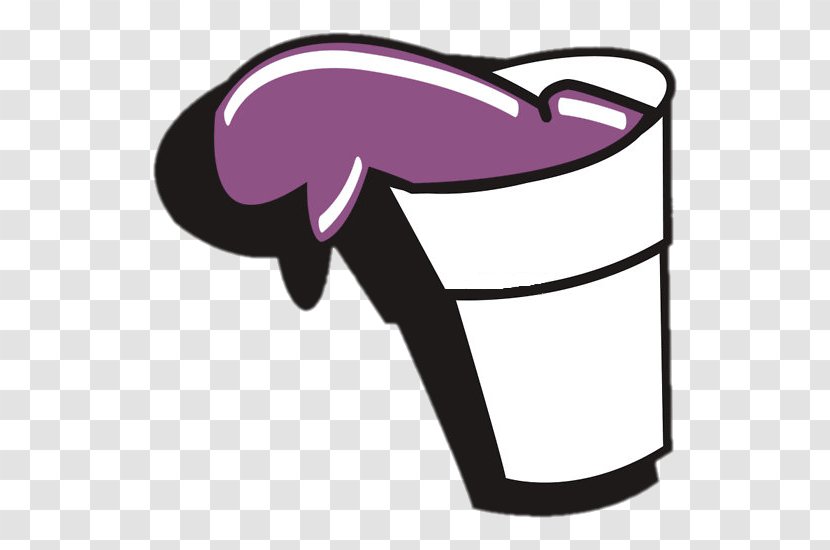 Purple Drank Drawing Clip Art - Cough Medicine - Drinking Transparent PNG