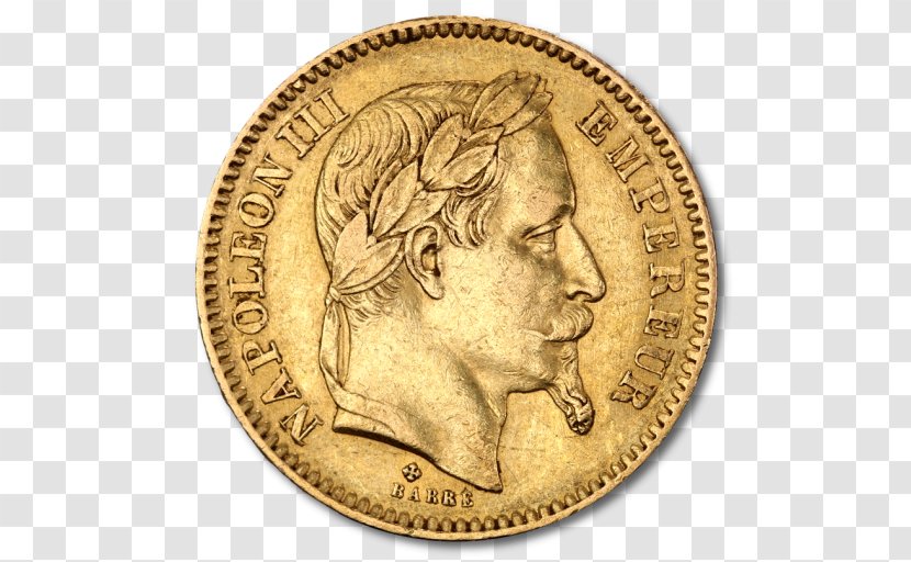 Gold Coin Numismatics Franc - Ancient History Transparent PNG