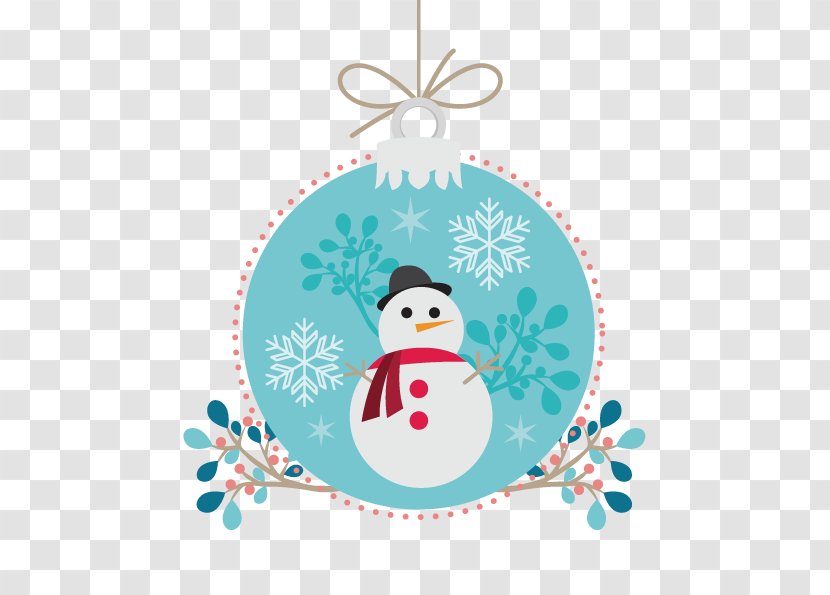 Christmas Snowman Euclidean Vector Winter - Decorative Elements Transparent PNG