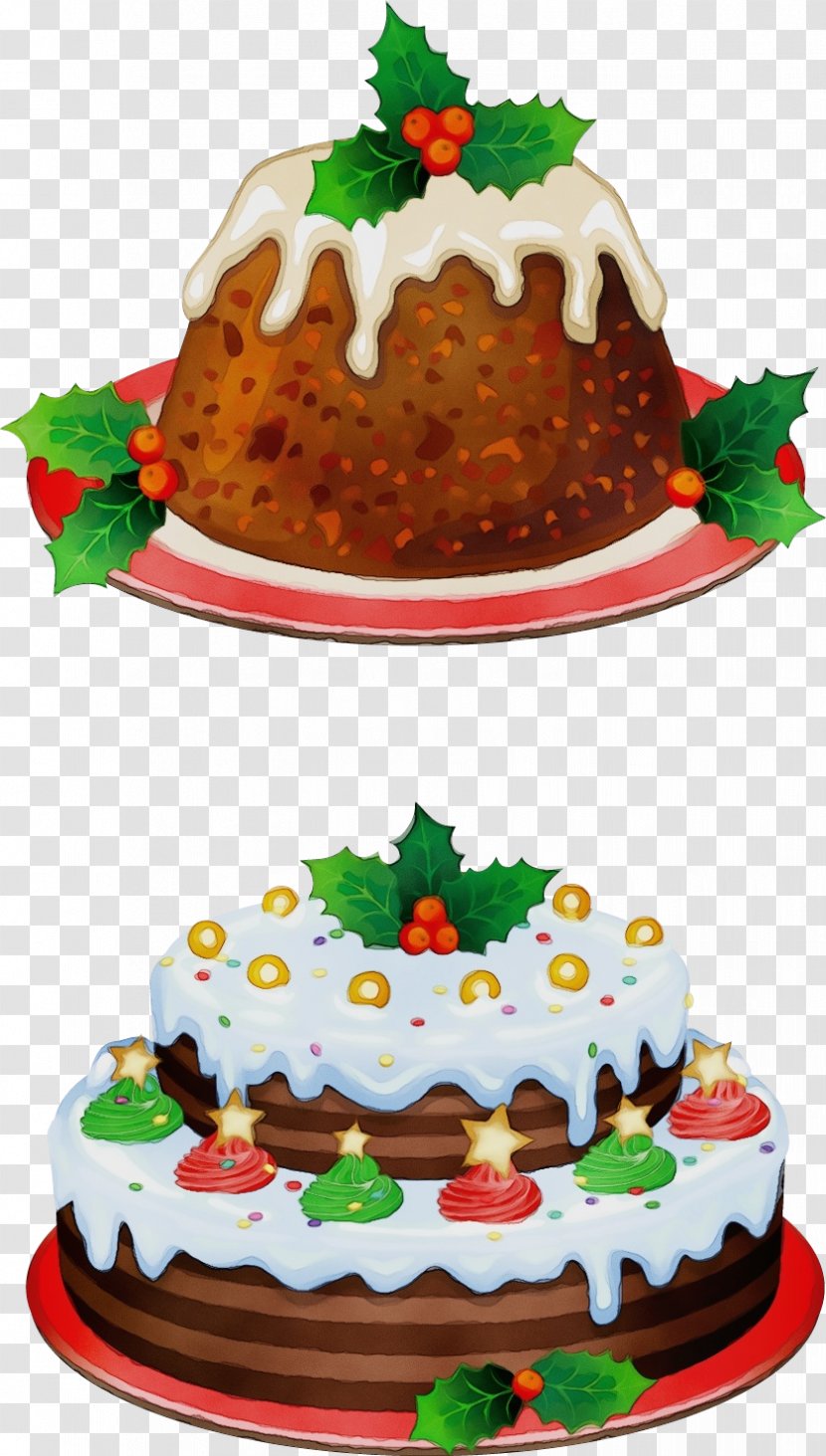 Christmas Pudding - Cake - Icing Fruit Transparent PNG