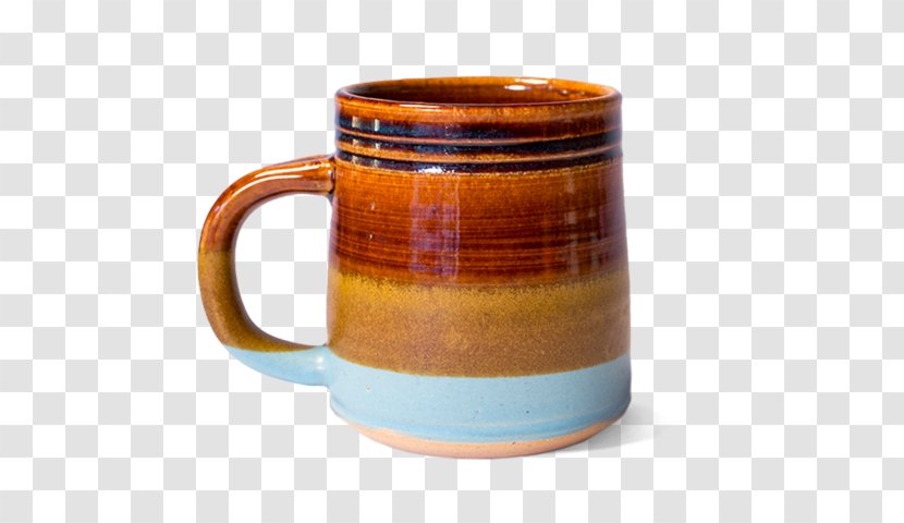 Coffee Cup Ceramic Pottery Mug - Drinkware - Root Beer Float Transparent PNG