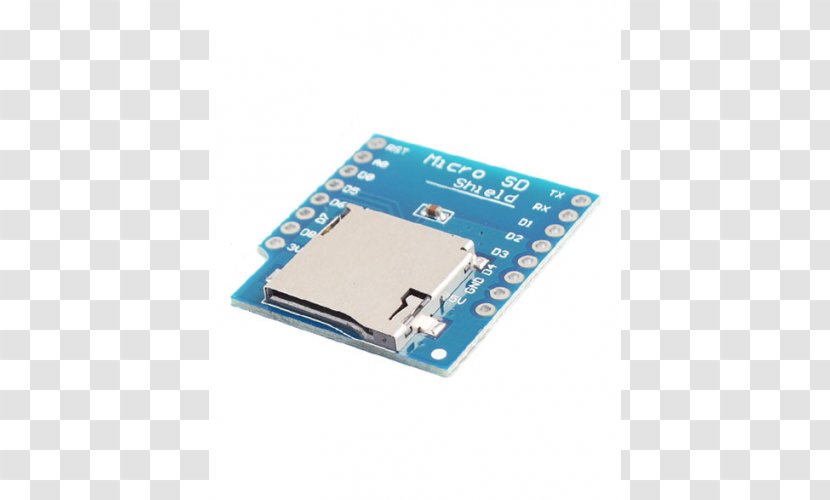 Flash Memory Microcontroller Secure Digital MicroSD ESP8266 - Microsd - Wemos D1 Mini Transparent PNG