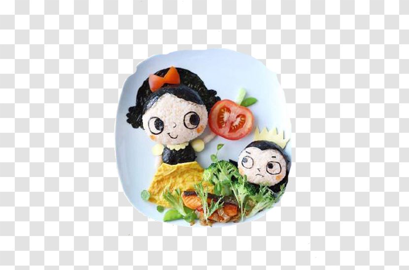 Malaysia Food Art Child Creativity - Vegetarian - Snow White Transparent PNG
