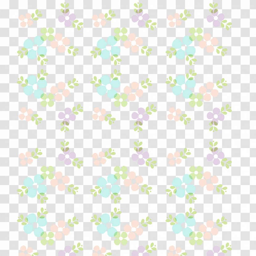 Textile Green Petal Pattern - Flowers Wall Floral Transparent PNG