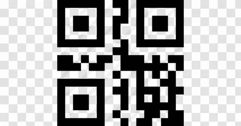 QR Code Barcode Calligraphy - Image Scanner - Black And White Transparent PNG