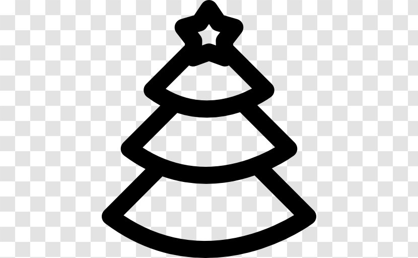 Symbol Christmas Tree - Monochrome - Adornment Transparent PNG