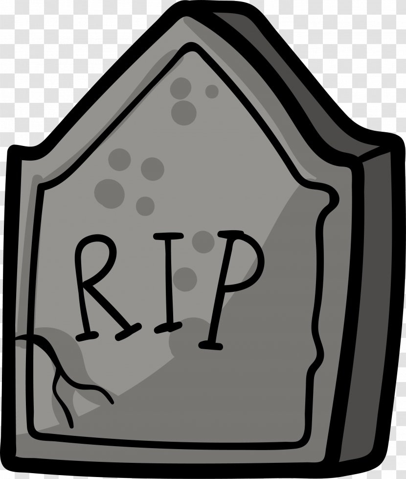 Headstone Grave Drawing Tomb - Cartoon Hand Painted Gravestone Transparent PNG