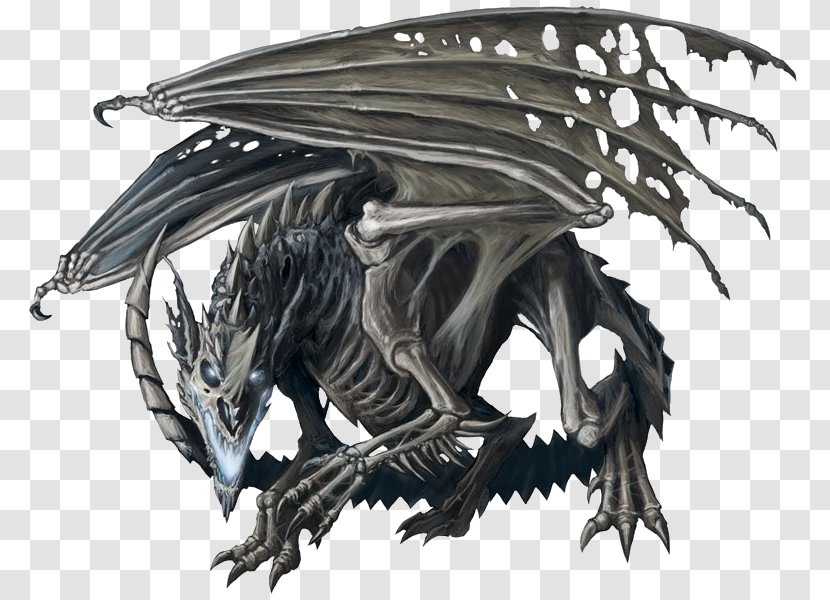 Dragon's Dogma Skeleton The Elder Scrolls V: Skyrim Bone - Dracolich - Dungeons Dragons Order Of Griffon Transparent PNG