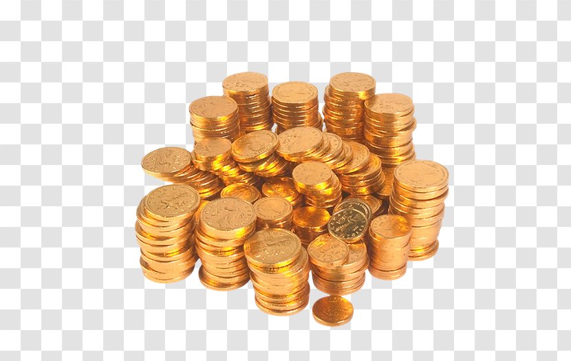 Gold Coin Collecting Metal - Dinero Transparent PNG