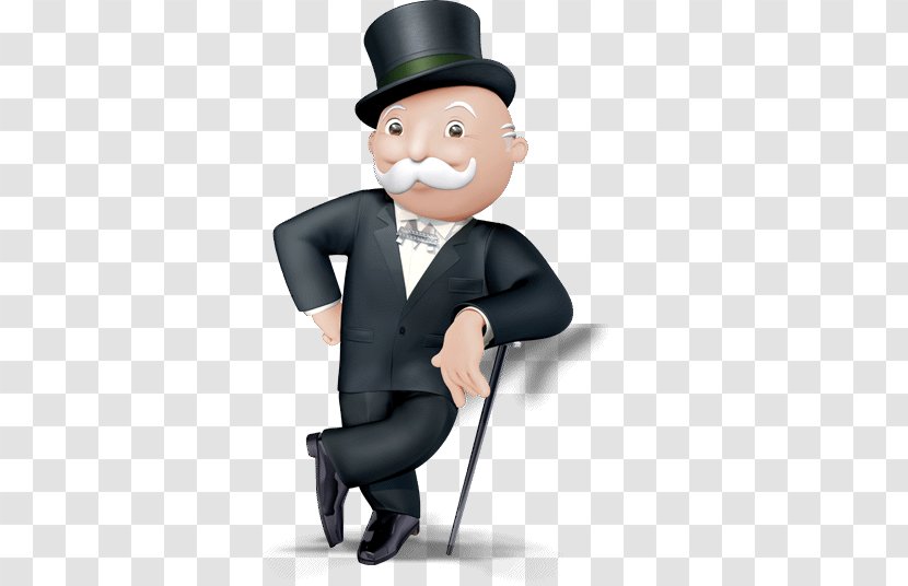 Rich Uncle Pennybags Monopoly Get Out Of Jail Free Card Video Game - Suit Transparent PNG