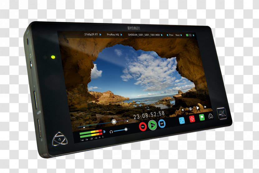 Serial Digital Interface Shōgun 4K Resolution Blackmagic URSA Computer Monitors - Design - Samurai Transparent PNG