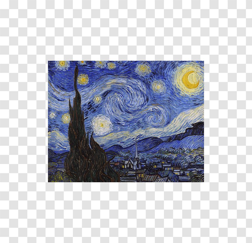 The Starry Night Over Rhône Van Gogh Self-portrait Painting Art - Work Of Transparent PNG