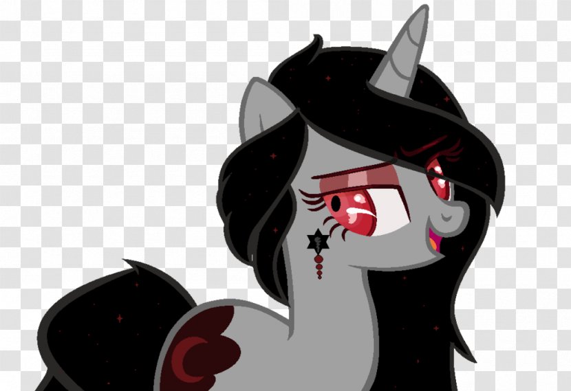 Pony Blood Moon Red Art - Horse Like Mammal Transparent PNG