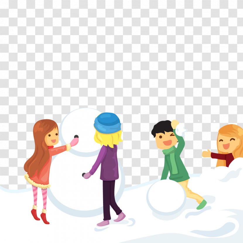 Snowman Winter Wallpaper - Human Behavior - Vector Transparent PNG