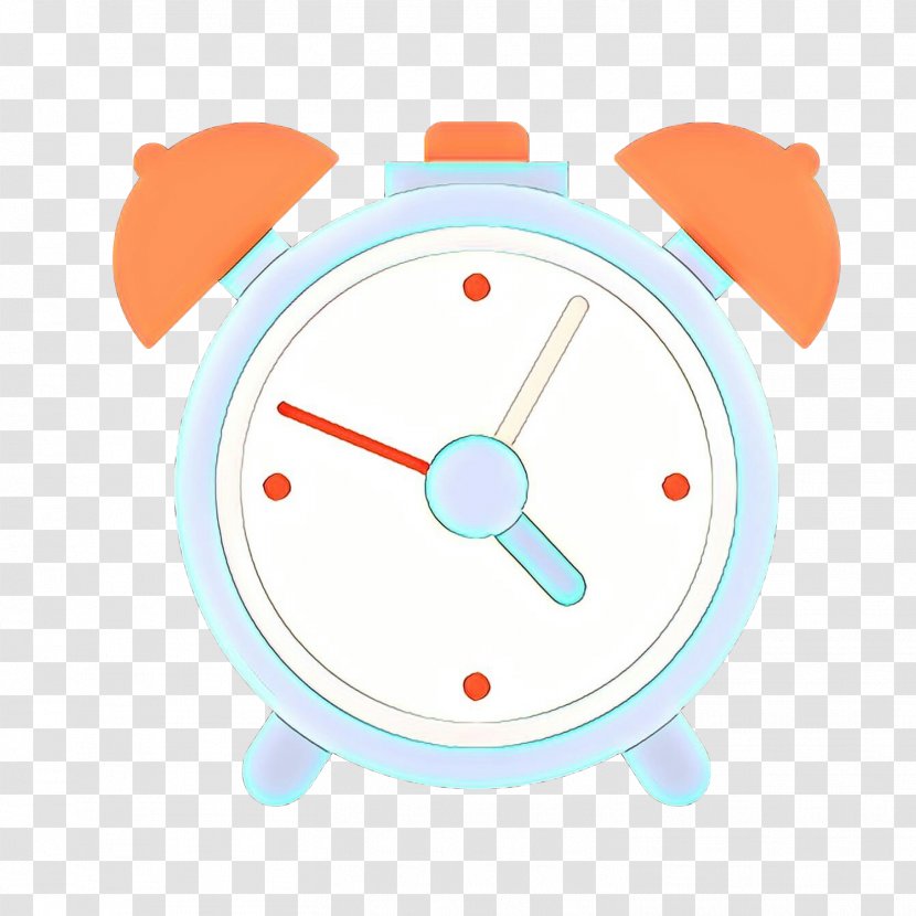 Orange - Cartoon - Wall Clock Home Accessories Transparent PNG