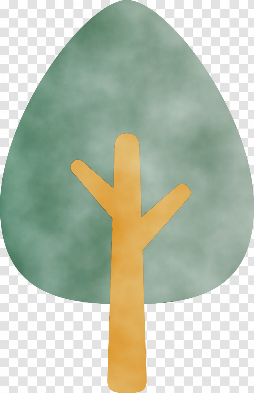 Green Yellow Symbol Cross Transparent PNG