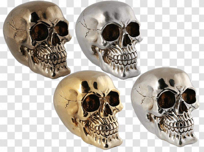 Skull Piggy Bank Silver Tirelire Jewellery Transparent PNG
