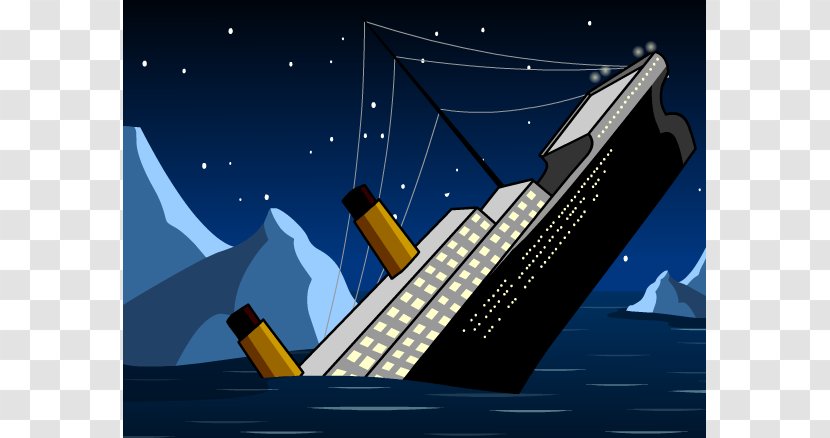 Sinking Of The RMS Titanic Iceberg Clip Art - Screenshot - Cliparts Transparent PNG