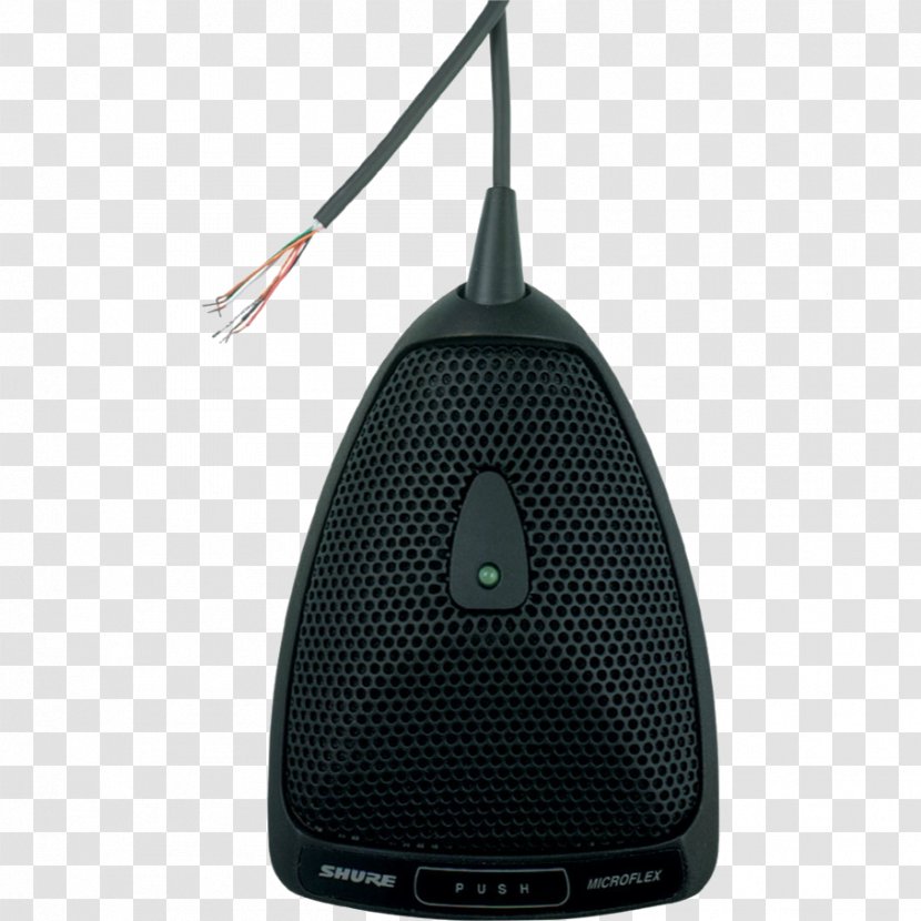 Boundary Microphone Shure Microflex MX392/O Audio - Heart Transparent PNG