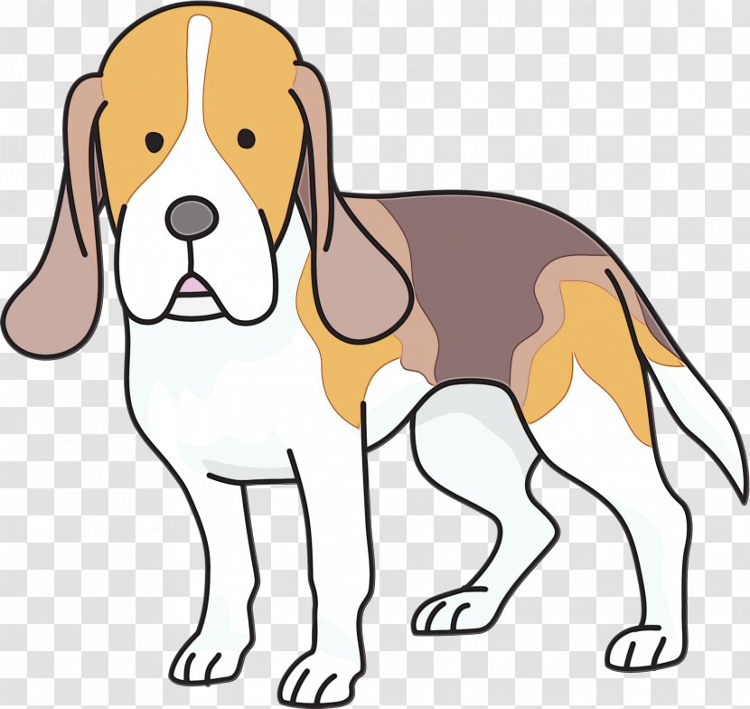 Dog Breed English Foxhound Beagle-harrier Finnish Hound - Wet Ink - Artois Transparent PNG