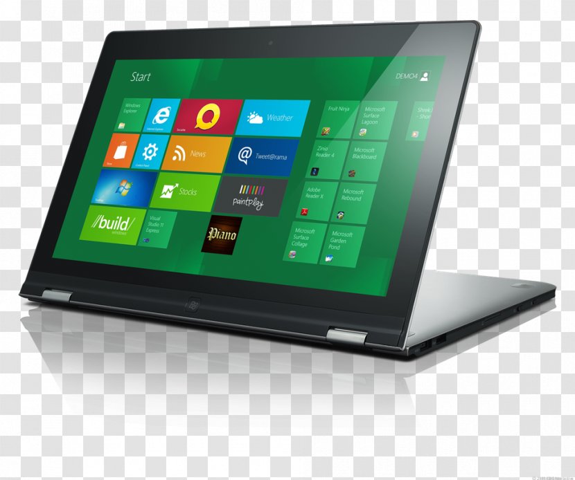 Lenovo IdeaPad Yoga 13 Laptop ThinkPad 2 Pro - Display Device Transparent PNG